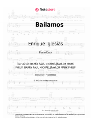 Noten, Akkorde Enrique Iglesias - Bailamos
