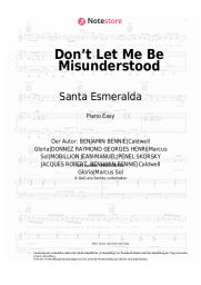 Noten, Akkorde Santa Esmeralda - Don’t Let Me Be Misunderstood
