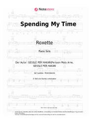Noten, Akkorde Roxette - Spending My Time