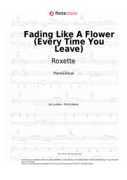 undefined Roxette - Fading Like A Flower (Every Time You Leave)