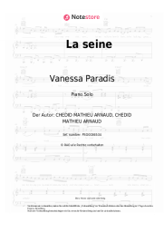 Noten, Akkorde Vanessa Paradis, -M- (Matthieu Chedid) - La seine