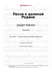 undefined Joseph Kobzon, Mikael Tariverdiev - Песня о далекой Родине