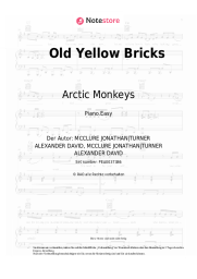 Noten, Akkorde Arctic Monkeys - Old Yellow Bricks