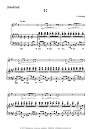 Noten, Akkorde Pompeya - 90
