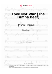 Noten, Akkorde Jason Derulo, Nuka - Love Not War (The Tampa Beat)