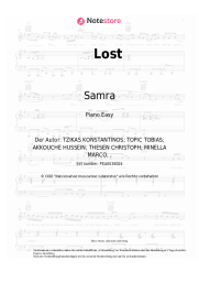 Noten, Akkorde Samra, TOPIC42 - Lost