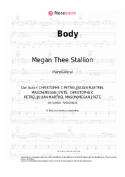 Noten, Akkorde Megan Thee Stallion - Body