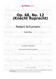 Noten, Akkorde Robert Schumann - Op. 68, No. 12 (Knecht Ruprecht)
