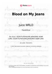 undefined Juice WRLD - Blood on My Jeans