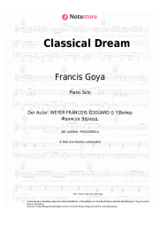 Noten, Akkorde Francis Goya - Classical Dream