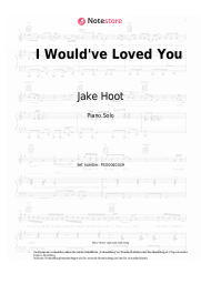 Noten, Akkorde Jake Hoot, Kelly Clarkson - I Would've Loved You