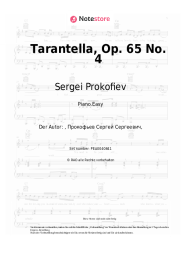 undefined Sergei Prokofiev - Tarantella, Op. 65 No. 4