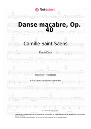Noten, Akkorde Camille Saint-Saens - Danse macabre, Op. 40