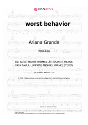 undefined Ariana Grande - worst behavior