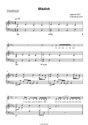 Noten, Akkorde Apache 207 - Bläulich