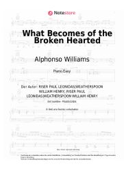Noten, Akkorde Alphonso Williams - What Becomes of the Broken Hearted