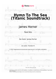 Noten, Akkorde James Horner - Hymn To The Sea (Titanic Soundtrack)