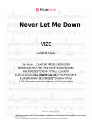 undefined VIZE, Tom Gregory - Never Let Me Down