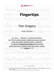 Noten, Akkorde Tom Gregory - Fingertips