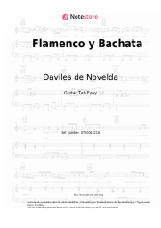 Noten, Akkorde Daviles de Novelda - Flamenco y Bachata