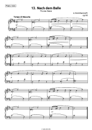 Noten, Akkorde Alexander Gretchaninov - Op. 98, №13 Mazurka