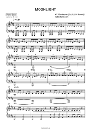 Noten, Akkorde Gaullin - Moonlight