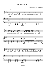 Noten, Akkorde Gaullin - Moonlight