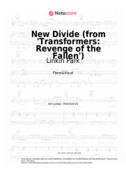 Noten, Akkorde Linkin Park - New Divide (from 'Transformers: Revenge of the Fallen')
