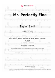 undefined Taylor Swift - Mr. Perfectly Fine