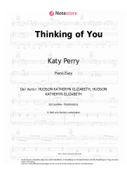 Noten, Akkorde Katy Perry - Thinking of You