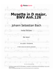 undefined Johann Sebastian Bach - Musette in D major, BWV Anh.126