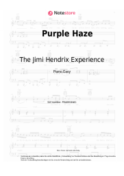 Noten, Akkorde The Jimi Hendrix Experience - Purple Haze
