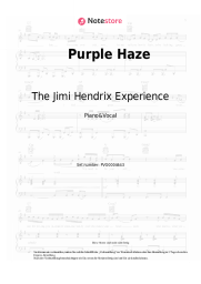 Noten, Akkorde The Jimi Hendrix Experience - Purple Haze