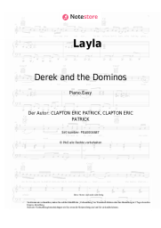 Noten, Akkorde Derek and the Dominos - Layla