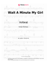 Noten, Akkorde Volbeat - Wait A Minute My Girl
