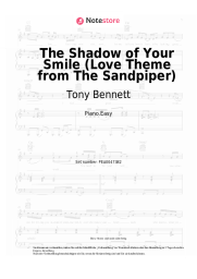 Noten, Akkorde Tony Bennett - The Shadow of Your Smile (Love Theme from The Sandpiper)