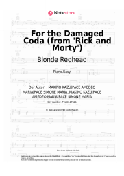 Noten, Akkorde Blonde Redhead - For the Damaged Coda (from 'Rick and Morty')