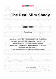 Noten, Akkorde Eminem - The Real Slim Shady