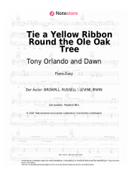 Noten, Akkorde Tony Orlando and Dawn - Tie a Yellow Ribbon Round the Ole Oak Tree