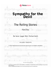 Noten, Akkorde The Rolling Stones - Sympathy for the Devil