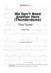 undefined Tina Turner - We Don’t Need Another Hero (Thunderdome)