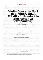 Noten, Akkorde Niccolo Paganini - Violin Concerto No.2 In B Minor, Op.7, MS.48 - 3. Rondo à la clochette (La campanella)