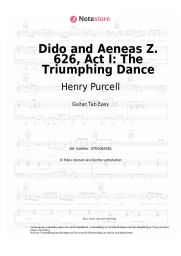 undefined Henry Purcell - Dido and Aeneas Z. 626, Act I: The Triumphing Dance