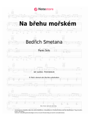 Noten, Akkorde Bedřich Smetana - Na břehu mořském