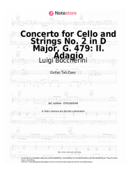undefined Luigi Boccherini - Concerto for Cello and Strings No. 2 in D Major, G. 479: II. Adagio