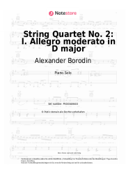 undefined Alexander Borodin - String Quartet No. 2: I. Allegro moderato in D major