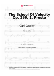 undefined Carl Czerny - The School Of Velocity Op. 299, 1. Presto