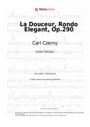 Noten, Akkorde Carl Czerny - La Douceur, Rondo Elegant, Op.290