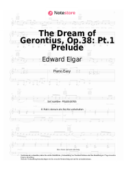 Noten, Akkorde Edward Elgar - The Dream of Gerontius, Op.38: Pt.1 Prelude