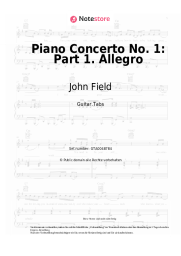 Noten, Akkorde John Field - Piano Concerto No. 1: Part 1. Allegro